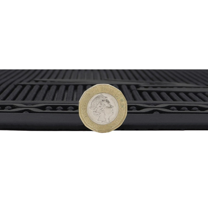 Non-Slip Floral Outdoor Doormat