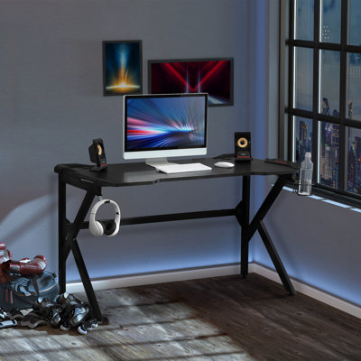 Jeffry Metal Base Computer Desk