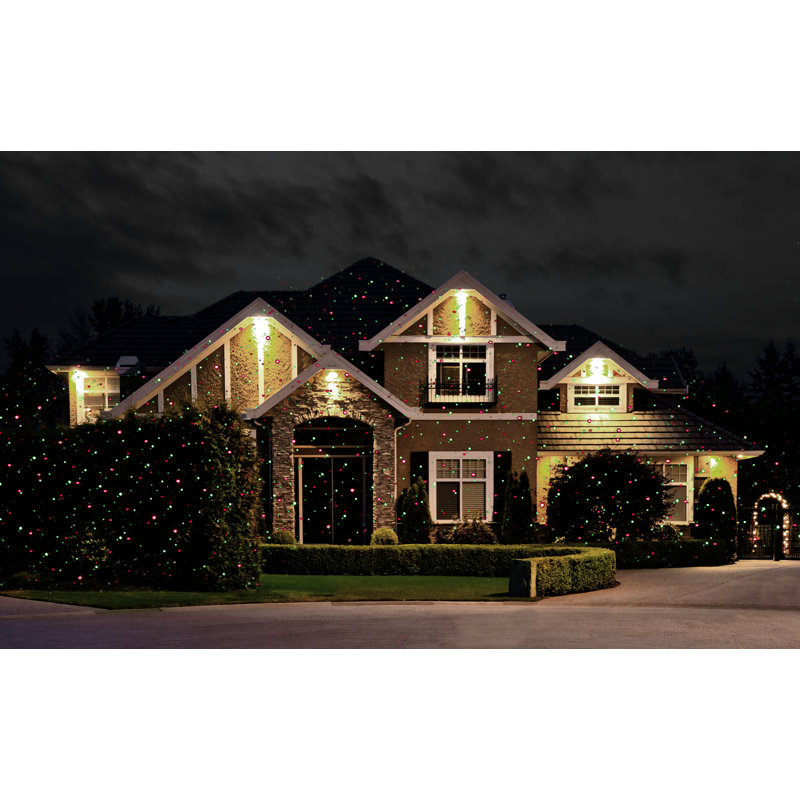 Holiday Show Laser Projection and Strobe Lights