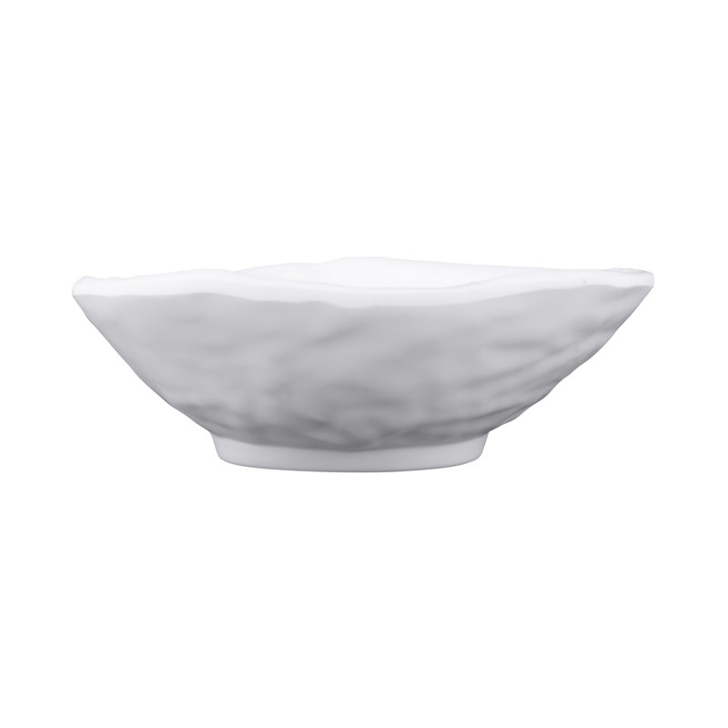 Zen 7 oz. Melamine Dining Bowl, White