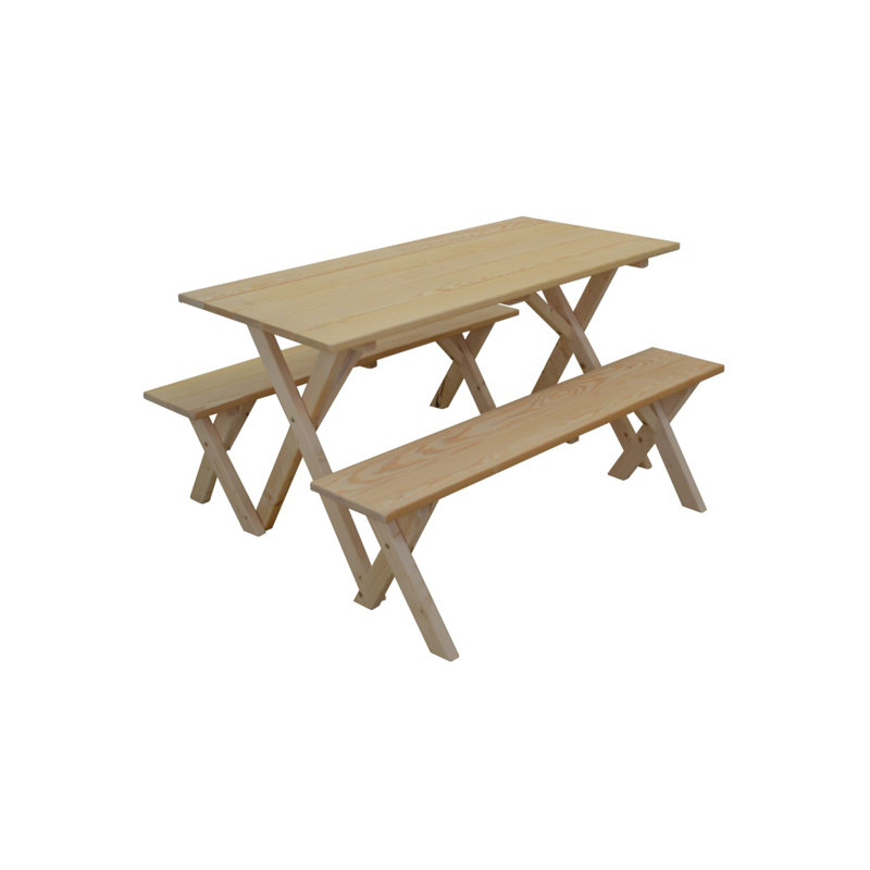Table de pique-nique d'extérieur Burdene