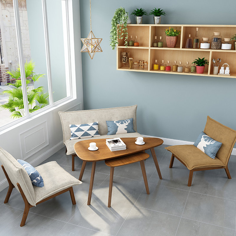 Banc rembourré en polyester haut de gamme, Blanc cassé