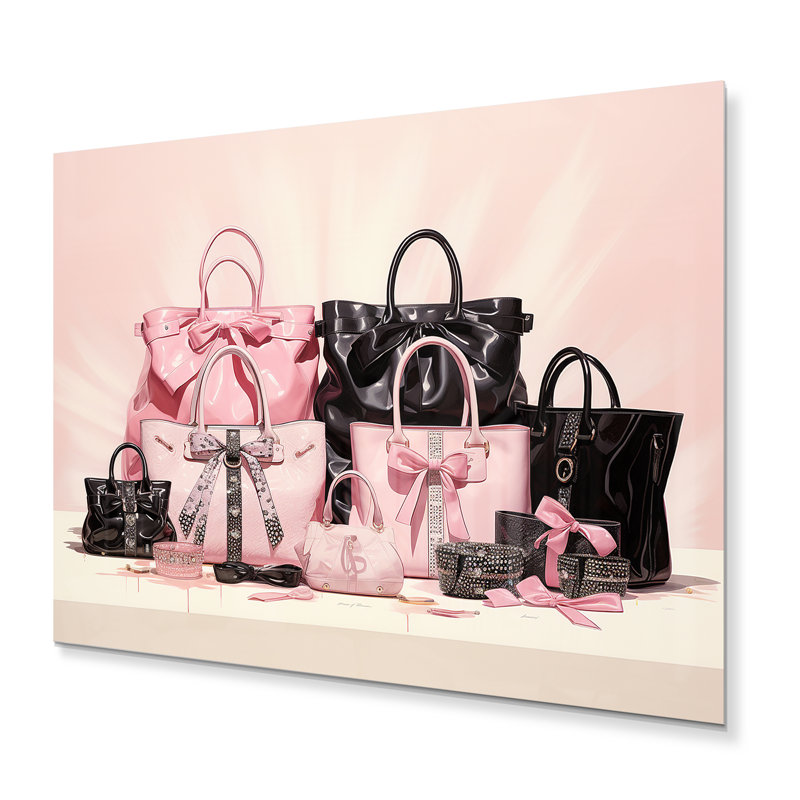 «All I Need Is My Designer Sacs IV», impression d'art mural en métal, H 12 po x l 20 po x P 1 po