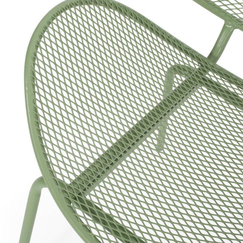 Chaise d'extérieur moderne (ensemble de 2), Vert