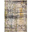 Tapis abstrait jaune et bleu Hoquiam-979389873