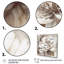Pivoines grises sur branche III - pivoines, art mural sur toile-88544795-88544793