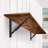 Shelf Bracket with Twisted Support