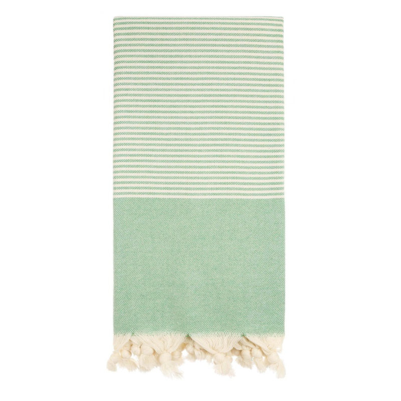 Serviette de plage Macneil, Vert foncé