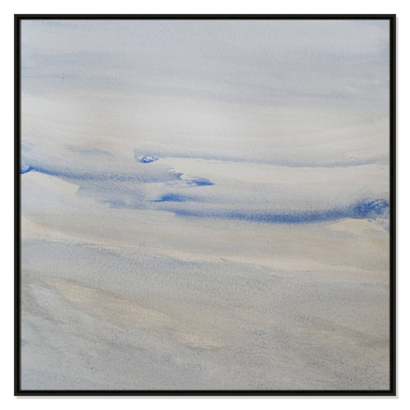 «Silent Direction», reproduction carrée par S.H. Khân, Espresso, H 41,5 po x l 41,5 po