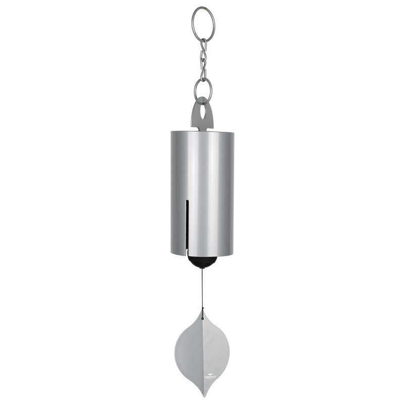 Carillon Heroic Windbell ™, H 40 po x l 6 po x P 6 po, Gris havre