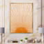 Soleil, art mural sur toile, impression graphique minimaliste orange - Orange Sun Print III-59706911-115844699-116161341