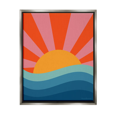 " Sun Rays on Sea " Print
