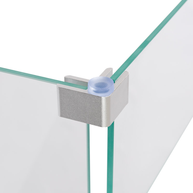 Clear Tempered Glass Wind Guard for Rectangular Fire Pits