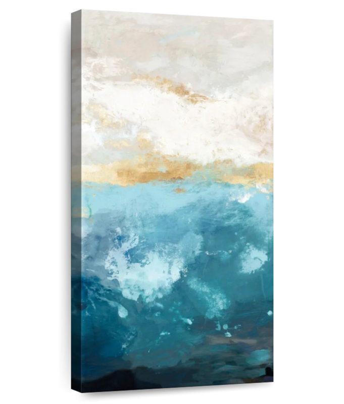 Water Gold II, 24" H x 12" W