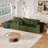 108.3" Sectional Foam Couch-689210271