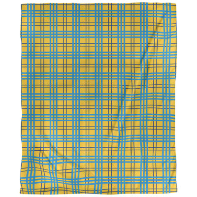 Polyester Plaid Duvet Cover