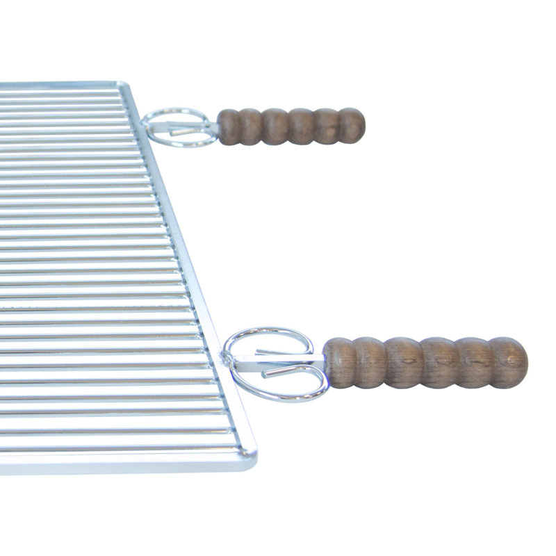 Haroun Steel Non-Stick Grill Griddle, 4cm H x 80cm W x 59cm D
