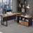 63" Executive Desk with File Cabinet