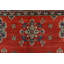 Tapis oriental rouge en laine noué à la main 5 pi 1 po x 7 pi 2 po Kazak