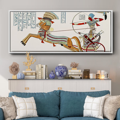 Chariots égyptiens I - toile encadrée