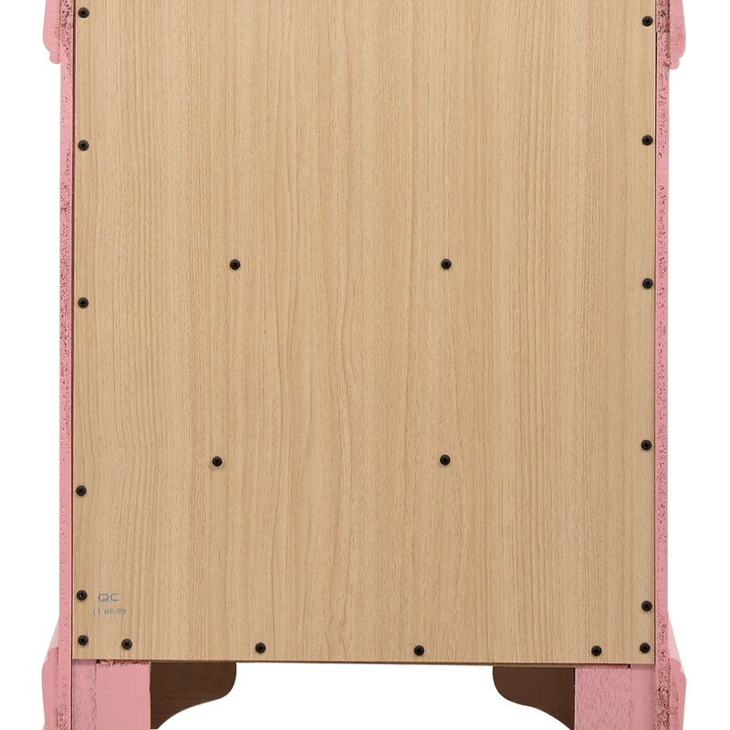 Charming Nightstand With Timeless Elegance, Pink