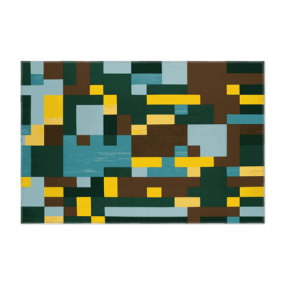 Matrix Mountains Indoor And Outdoor Area Rug