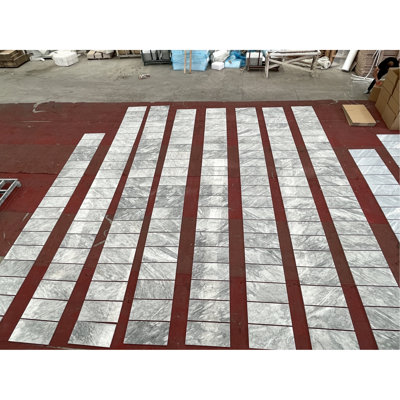 12x24 Inch Gray Marble Tile - Polished Natural Stone For Any Residential Interior Wall And Floor Living Room, Dining Room Use 12*24 In Commercial Spaces Corridor, Kitchen Fit
