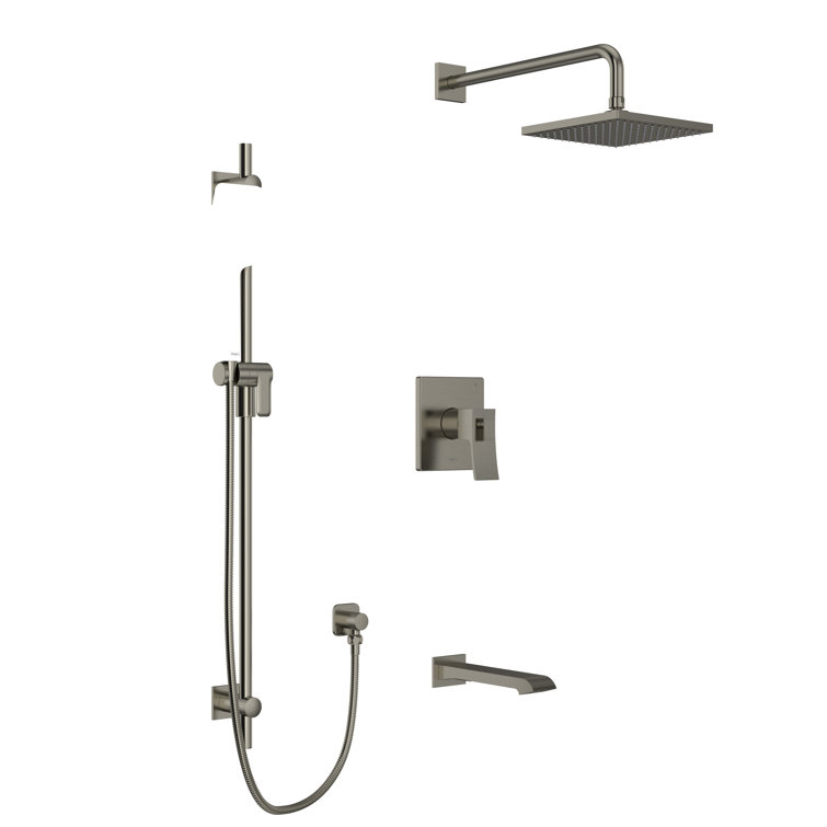 Zendo 1/2" Thermostatic & Pressure Balance Shower System with up to 3 Functions featuring RioWise Valve Technology