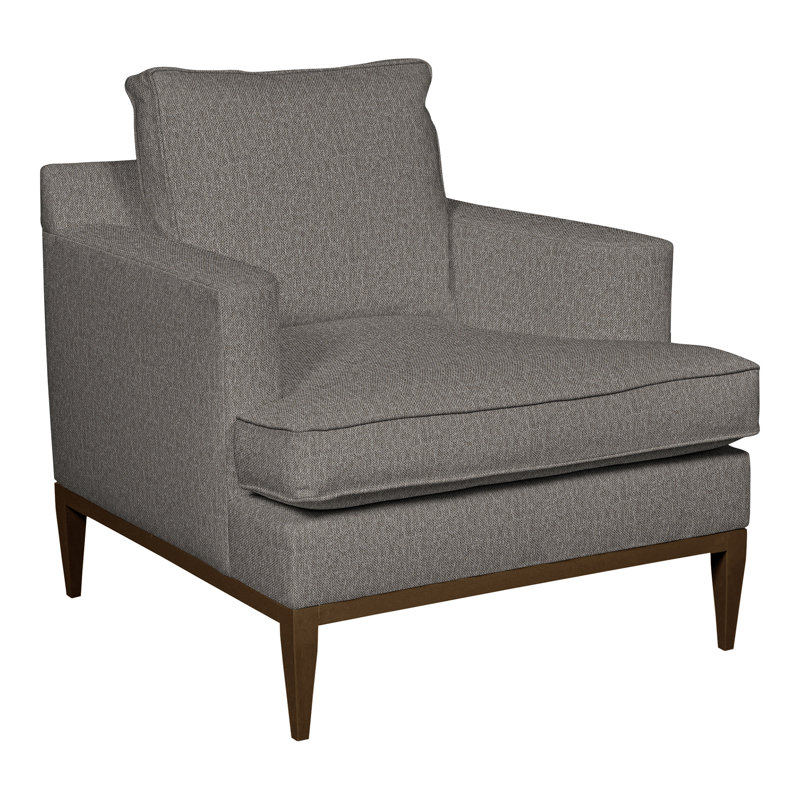 Camilla 34.5" Chair, Tuck Linen, Havana