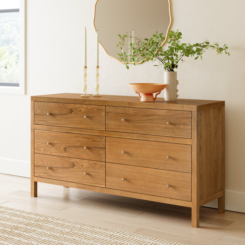 Celine 6-Drawer Dresser, Natural