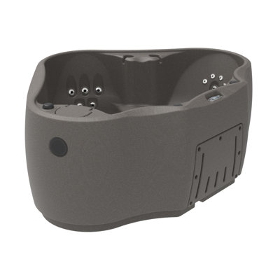 AquaRest Discover AR300 Premium 2-Person 20-Jet Oval Plug & Play Hot Tub with Ozonator, LED Waterfall and Stainless Steel Heater
