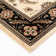 Tapis ivoire / noir Downing