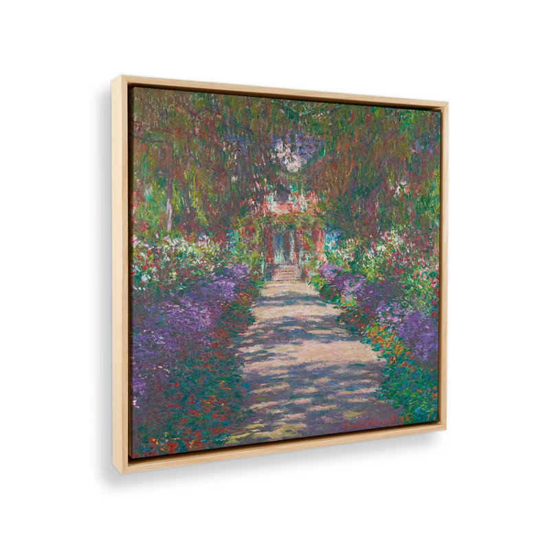 Sentier de floraison, H 12,75 po x l 12,75 po, Cadre flottant, Érable américain