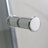 32"-33 1/4" W x 72" H Folding Frameless Glass Shower Door Pivot Swing-101827016