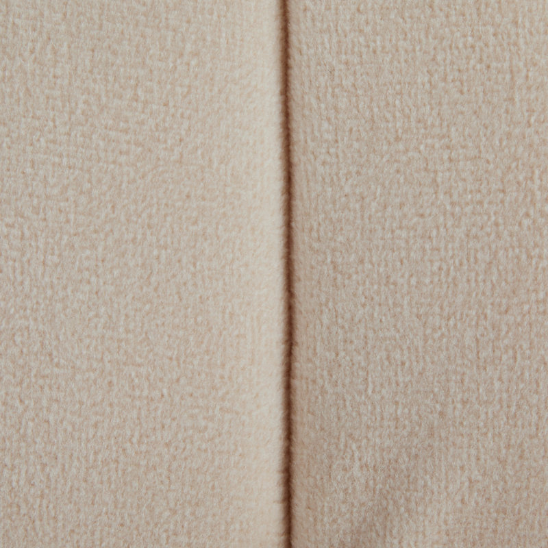 Velvet Pouf, Cream Velvet