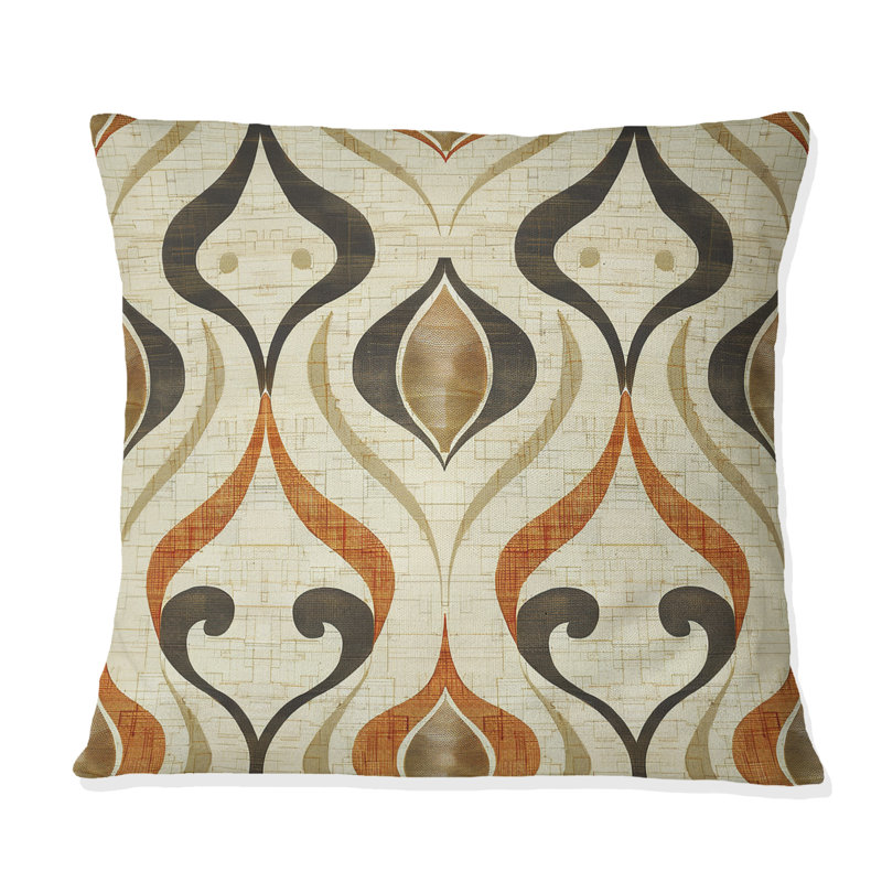 Coussin Brown, H 16 po x l 16 po
