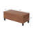 42” Tufted Rectangle Storage Ottoman Bench with Nailhead Trim