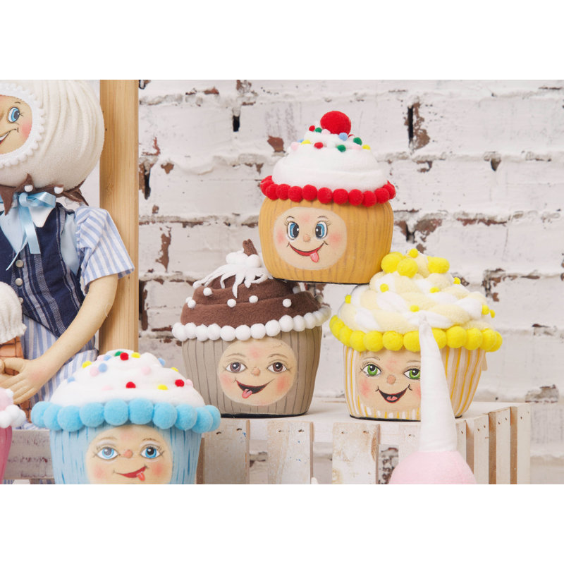 Figurine Clarence Cupcake Gathered Traditions Joe Spencer