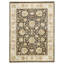 High-Quality Hand-Knotted Black And Ivory Area Rug