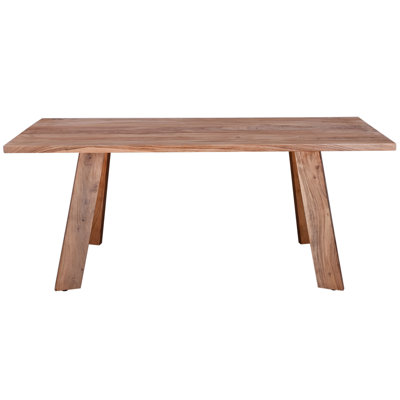 Table de salle à manger en bois d'acacia de 77 po Franccesca
