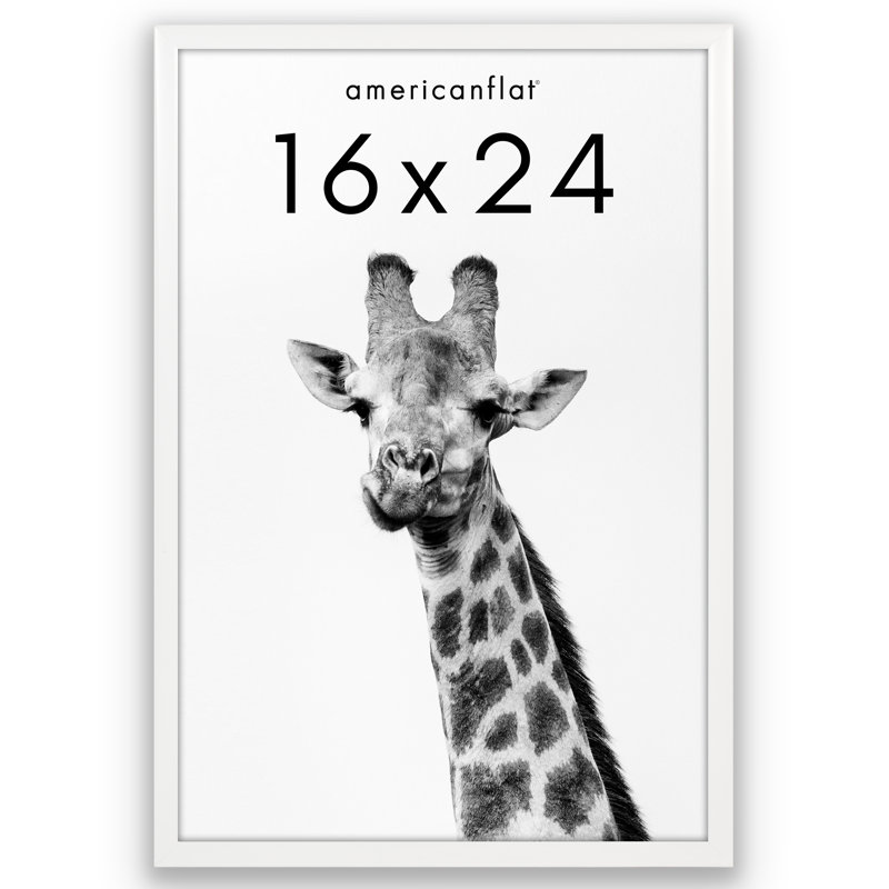 Cadre photo Americanflat, Blanc, 16 po x 24 po