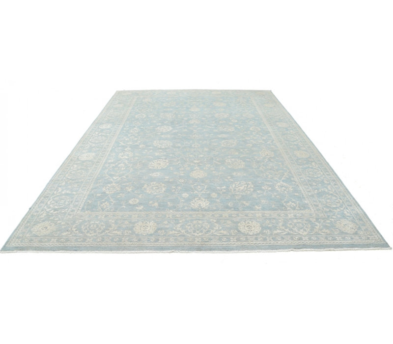 One-of-a-Kind 9'1"X12'4" Area Rug in Beige/Ivory/Malibu