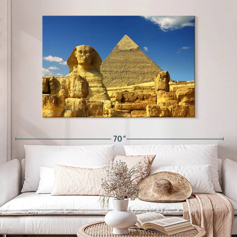 Adella Sphinx In Giza, 34" H x 51" W