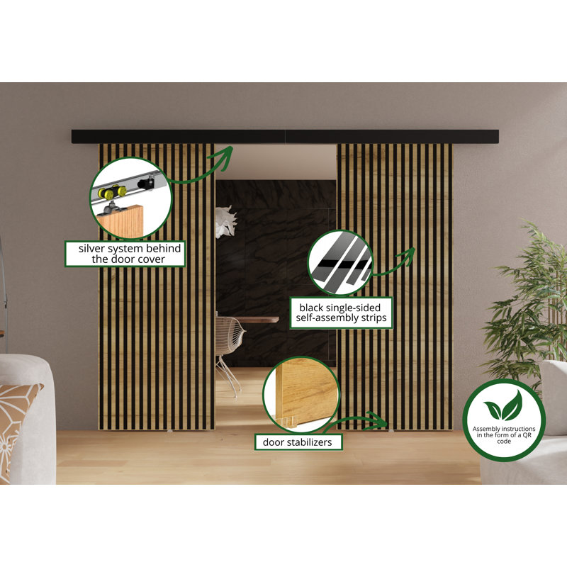 DOOR Belmo 2, 174cm x 205cm, Brown