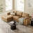 Roscoe Left-Facing Vegan Leather Sectional Sofa With Chaise-117983205-117983207-117983210