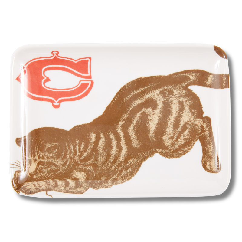 ALPHABET VALET TRAY CAT