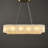 Alabaster Rectangular Chandelier L40 Inch(Dimmable Bulbs Include)