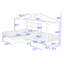 Lit plateforme avec rangement à 3 tiroirs Odoms-788800486