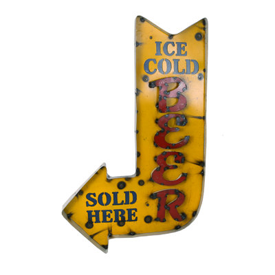 Décoration murale pour panneau de bière à froid ice