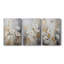 Floral Study Series XCVI - Ensemble de 3 toiles tendues avec châssis - Prêt à être accroché-965103020